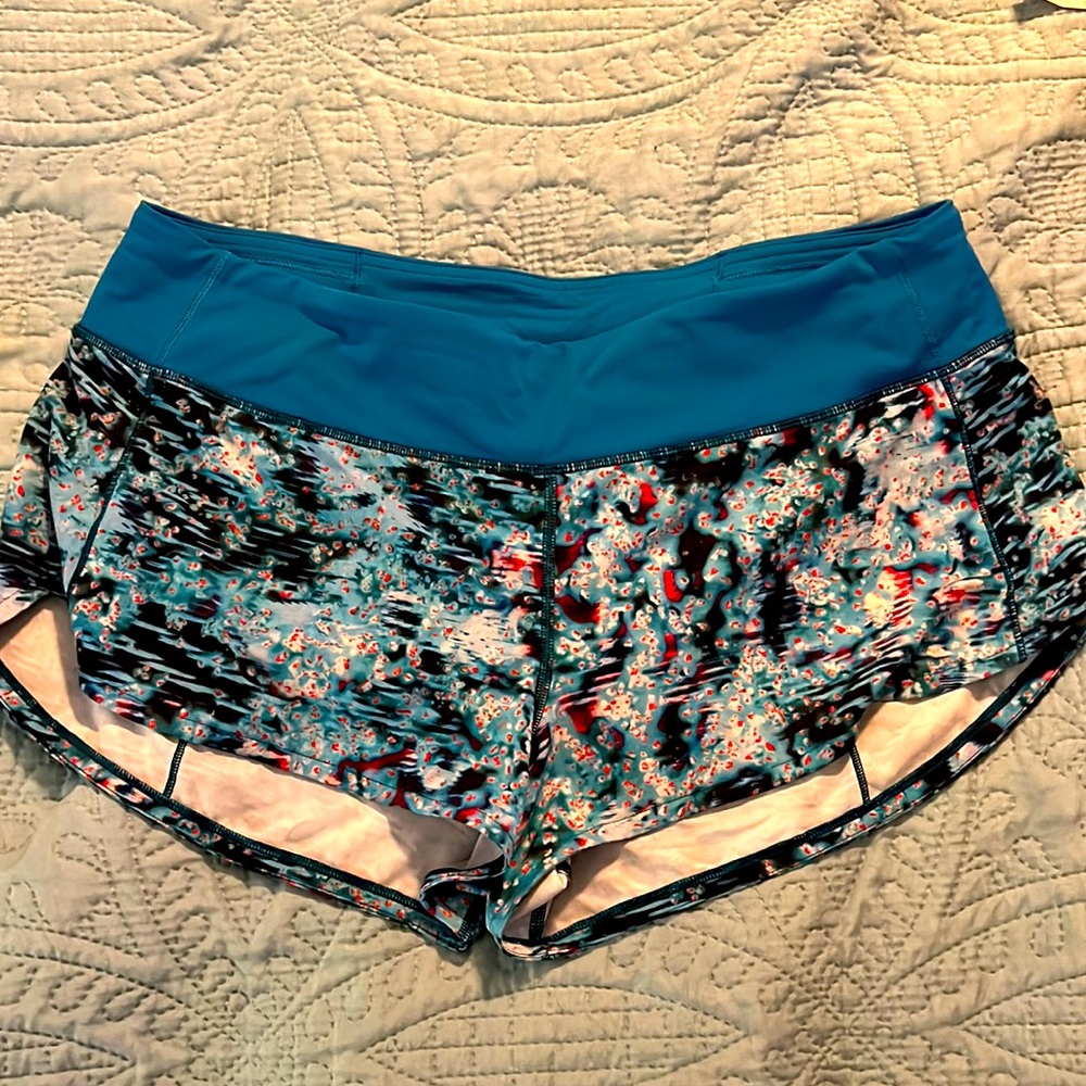 Lululemon speed shorts. Size 10